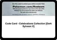 Code Card - Celebrations Collection [Dark Sylveon V] [Celebrations]