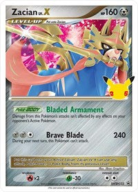 Zacian LV. X - SWSH135 (SWSH135) [SWSH: Sword & Shield Promo Cards]