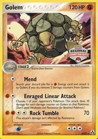 Golem - 6/92 (Regional Championships) (006/092) [League & Championship Cards]
