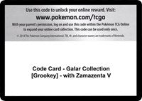 Code Card - Galar Collection [Grookey] - with Zamazenta V [Miscellaneous Cards & Products]