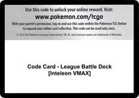 Code Card - League Battle Deck [Inteleon VMAX] [Miscellaneous Cards & Products]