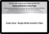 Code Card - Single Strike Urshifu V Box [SWSH05: Battle Styles]