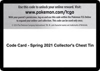 Code Card - Spring 2021 Collector's Chest Tin [SWSH05: Battle Styles]