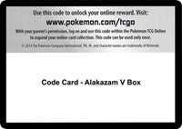 Code Card - Alakazam V Box [SWSH04: Vivid Voltage]