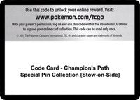 Code Card - Champion's Path Special Pin Collection [Stow-on-Side] [Champion's Path]