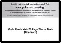 Code Card - Vivid Voltage Theme Deck [Charizard] [SWSH04: Vivid Voltage]