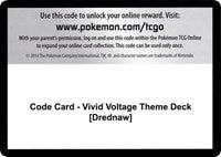 Code Card - Vivid Voltage Theme Deck [Drednaw] [SWSH04: Vivid Voltage]