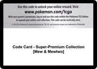 Code Card - Super-Premium Collection [Mew & Mewtwo] [Generations]
