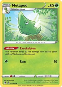 Metapod (002/264) [SWSH08: Fusion Strike]