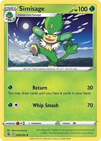 Simisage (008/264) [SWSH08: Fusion Strike]