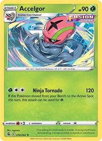 Accelgor (014/264) [SWSH08: Fusion Strike]