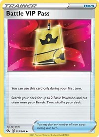 Battle VIP Pass (225/264) [SWSH08: Fusion Strike]