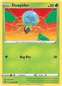 Dewpider (019/264) [SWSH08: Fusion Strike]