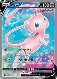 Mew V (Full Art) (250/264) [SWSH08: Fusion Strike]