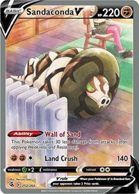 Sandaconda V (Alternate Full Art) (252/264) [SWSH08: Fusion Strike]