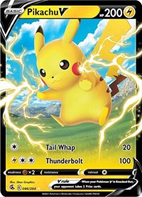 Pikachu V (086/264) [SWSH08: Fusion Strike]