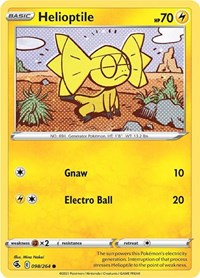 Helioptile (098/264) [SWSH08: Fusion Strike]