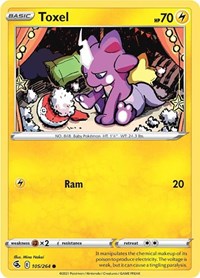 Toxel (105) (105/264) [SWSH08: Fusion Strike]