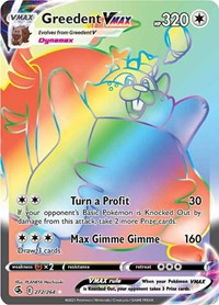 Greedent VMAX (Secret) (272/264) [SWSH08: Fusion Strike]