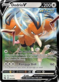 Dodrio V (201/264) [SWSH08: Fusion Strike]