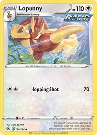 Lopunny (213/264) [SWSH08: Fusion Strike]