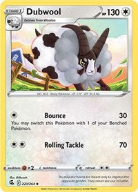 Dubwool (223/264) [SWSH08: Fusion Strike]