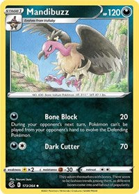 Mandibuzz (173/264) [SWSH08: Fusion Strike]