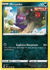 Morpeko (179) (179/264) [SWSH08: Fusion Strike]