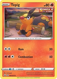Tepig - SWSH172 (SWSH172) [SWSH: Sword & Shield Promo Cards]