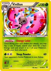 Vivillon - 15/162 (Cosmos Holo) (015/162) [Miscellaneous Cards & Products]