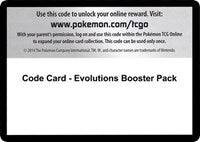 Code Card - Evolutions Booster Pack [XY - Evolutions]