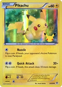 Pikachu - 26/83 (20th Anniversary) (026/083) [Miscellaneous Cards & Products]