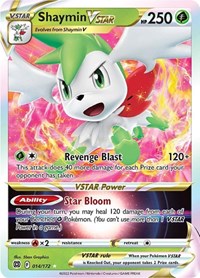 Shaymin VSTAR (014/172) [SWSH09: Brilliant Stars]