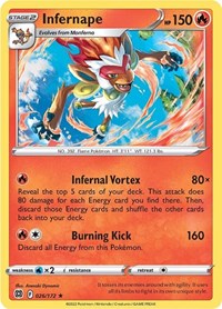 Infernape (026/172) [SWSH09: Brilliant Stars]