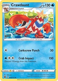 Crawdaunt (033/172) [SWSH09: Brilliant Stars]