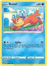 Buizel (038/172) [SWSH09: Brilliant Stars]