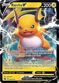 Raichu V (045/172) [SWSH09: Brilliant Stars]