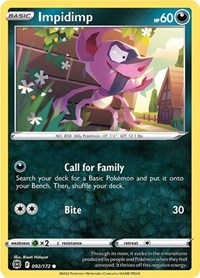 Impidimp (092/172) [SWSH09: Brilliant Stars]