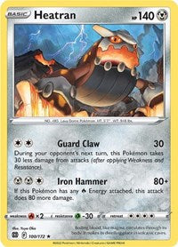 Heatran (100/172) [SWSH09: Brilliant Stars]