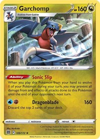 Garchomp (109/172) [SWSH09: Brilliant Stars]