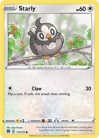 Starly (117/172) [SWSH09: Brilliant Stars]