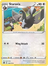 Staravia (118/172) [SWSH09: Brilliant Stars]