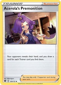 Acerola's Premonition (129/172) [SWSH09: Brilliant Stars]