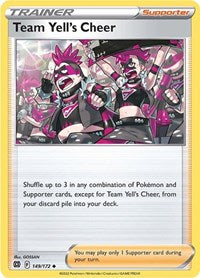 Team Yell's Cheer (149/172) [SWSH09: Brilliant Stars]