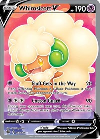 Whimsicott V (Full Art) (160/172) [SWSH09: Brilliant Stars]