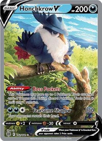 Honchkrow V (Alternate Full Art) (162/172) [SWSH09: Brilliant Stars]