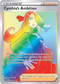 Cynthia's Ambition (Secret) (178/172) [SWSH09: Brilliant Stars]