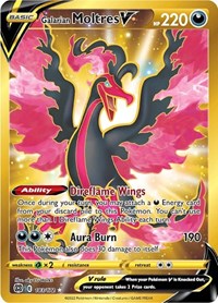Galarian Moltres V (Secret) (183/172) [SWSH09: Brilliant Stars]