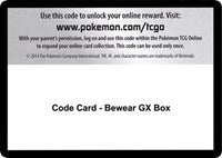 Code Card - Bewear GX Box [SM - Guardians Rising]