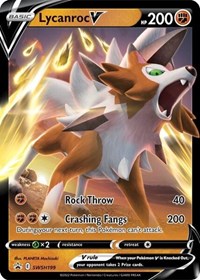 Lycanroc V - SWSH199 (SWSH199) [SWSH: Sword & Shield Promo Cards]